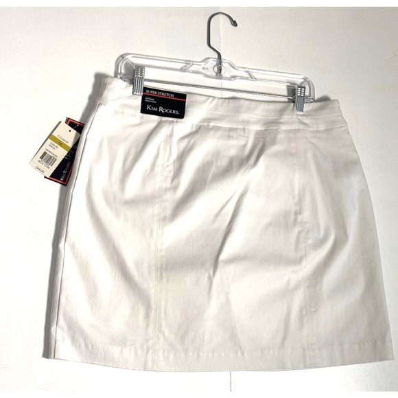 Women's Skorts by Kim Rogers Skort White Size 14 NWT - Picture 13 of 15